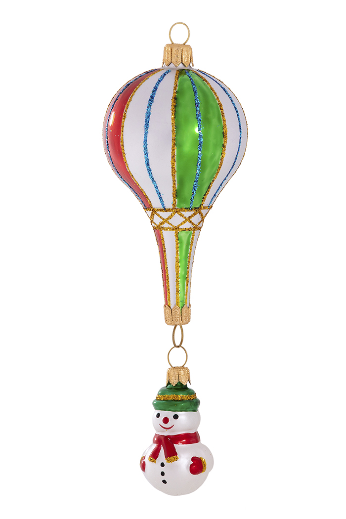 Елочное Воздушный шар - Снеговик С2354